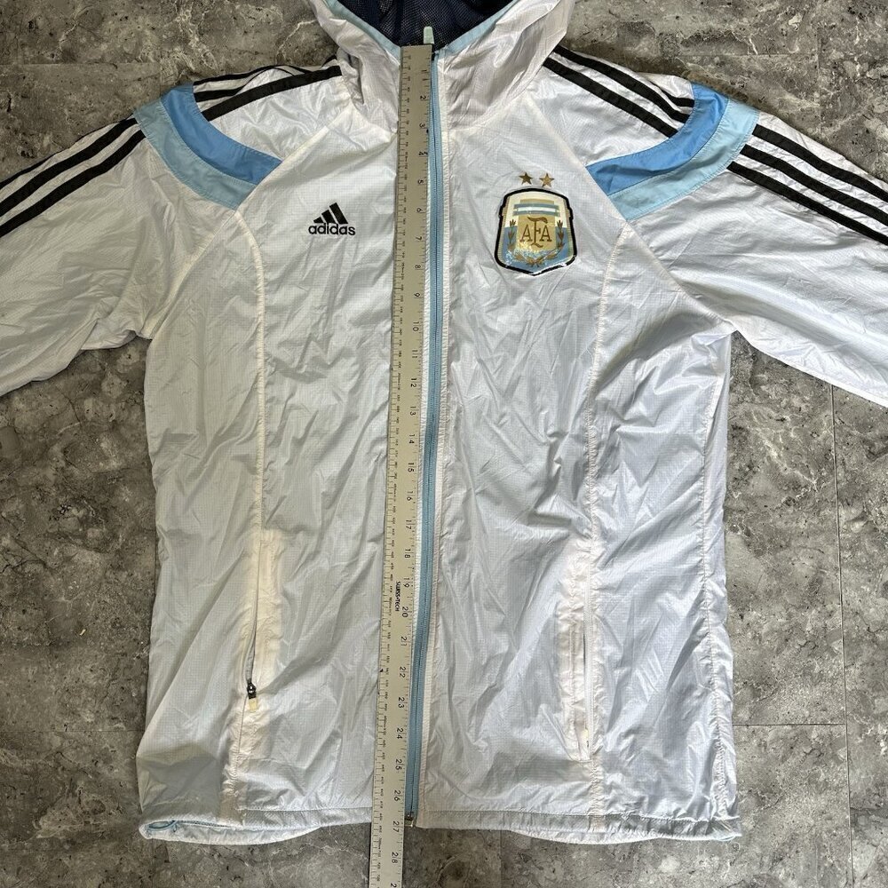 Authentic 2014 Adidas Argentina AFA Rain Jacket Medium World Cup Era Messi Era - Picture 6 of 6